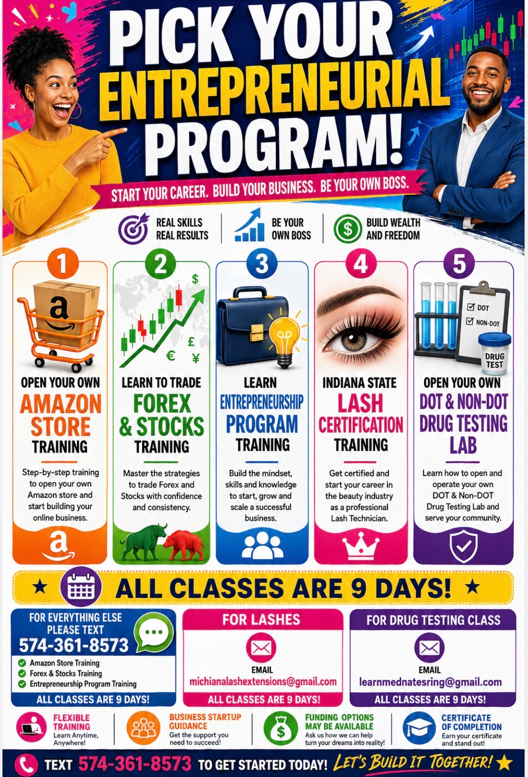 Pick your training course