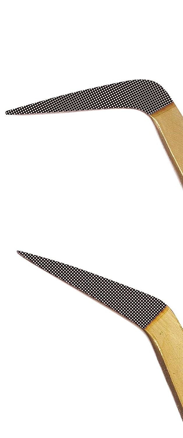 Fiber Tip Lash Tweezers For Eyelash Extension 3 Pcs