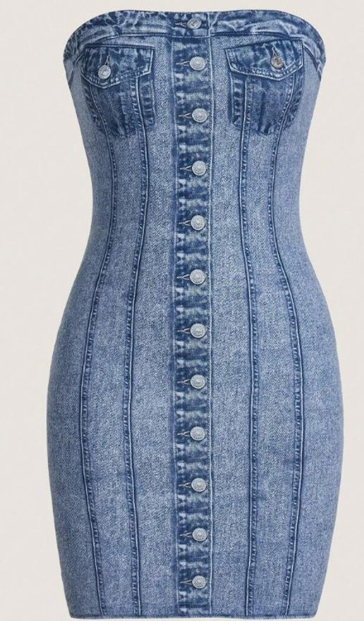 Stretch Jean Dress