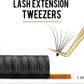 Fiber Tip Lash Tweezers For Eyelash Extension 3 Pcs